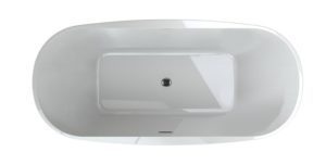 Primo 67x31 Oval Freestanding Soaking bath in White