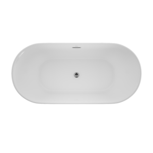 Serafina 67'x31' Freesatnding Bath in White