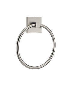 Mincio Towel Ring in Brushed Nickel