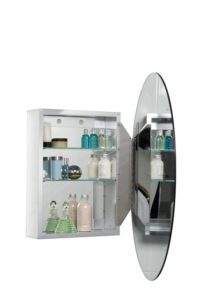 Jacuzzi Oval Single Door medicine Cabinet