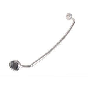 Jacuzzi Curved Shower Curtain Rod in Chrome