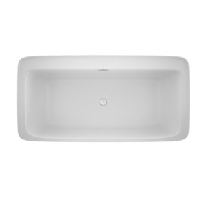 Adatto™ Deck Freestanding Bath in White