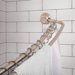 Jacuzzi Double Shower Rod in Brushed Nickel