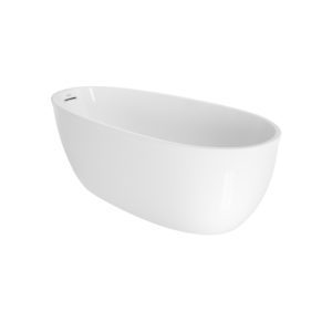 Stretto 59'x30' Freestanding Bath in White