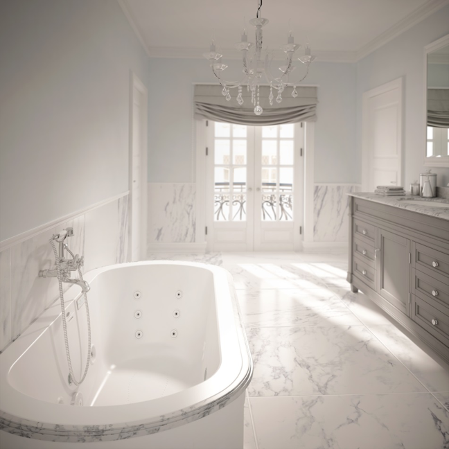 The New Duetta® bathtub by Jacuzzi Luxury Bath Offers Modern Design and Features